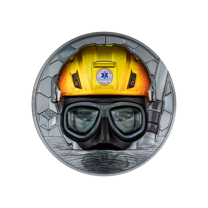 COAST GUARD Real Heroes 1 Kg Kilo Silver Coin $100 Cook Islands 2023