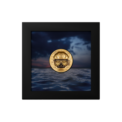 COAST GUARD Real Heroes 1 Oz Gold Coin $250 Cook Islands 2023