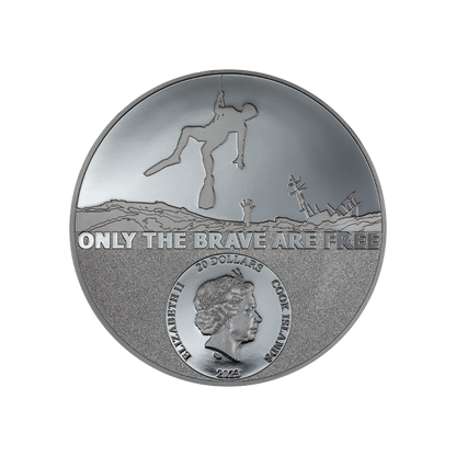 COAST GUARD Real Heroes 3 Oz Silver Coin $20 Cook Islands 2023
