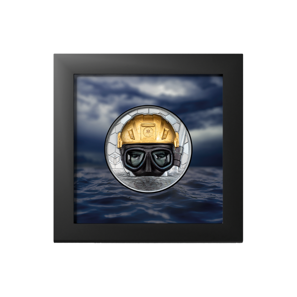 COAST GUARD Real Heroes 5 Oz Gold Coin $500 Cook Islands 2023