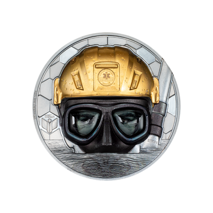 COAST GUARD Real Heroes 5 Oz Gold Coin $500 Cook Islands 2023