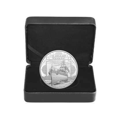 COMING OF AGE First 100 Years of Confederation Boat Silver Coin $50 Canada 2021