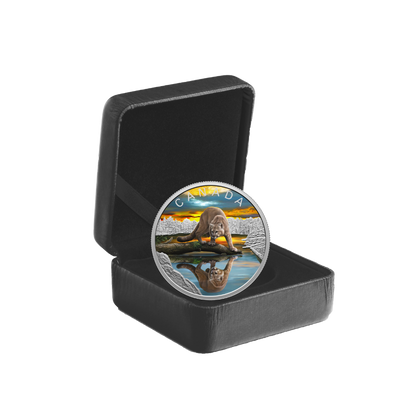 COUGAR Wildlife reflections 1 Oz Silver Coin $20 Canada