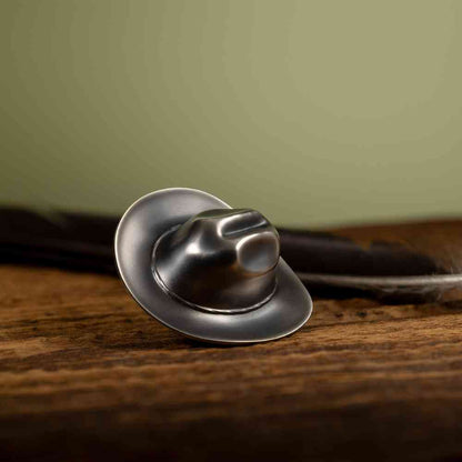 COWBOY HAT Special Shapes 1 oz Silver Coin $5 Cook Islands 2024