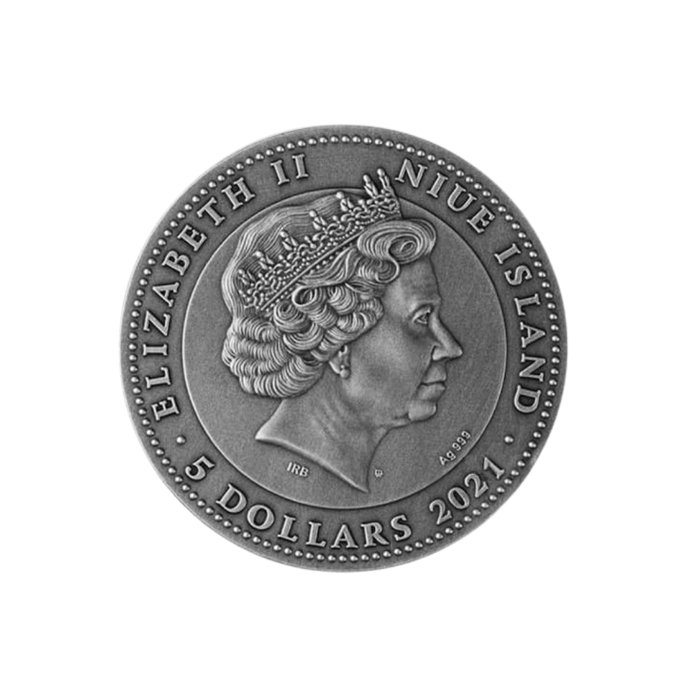 CRYSTAL SCARABAEUS 2 Oz Silver Coin $5 Niue 2021