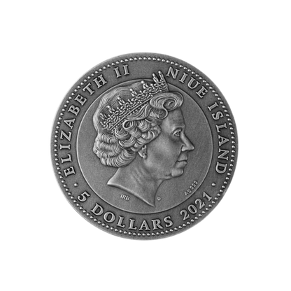 CRYSTAL SCARABAEUS 2 Oz Silver Coin $5 Niue 2021