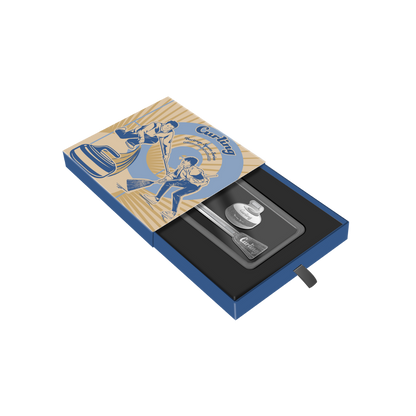 CURLING Heritage Sports Set 2 Silver Coins $1 Solomon Islands 2022