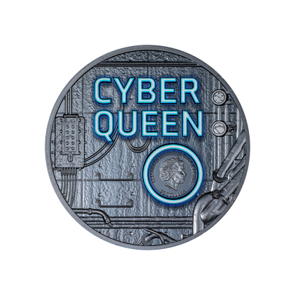 CYBER QUEEN 3 Oz Silver Coin $20 Cook Islands 2023
