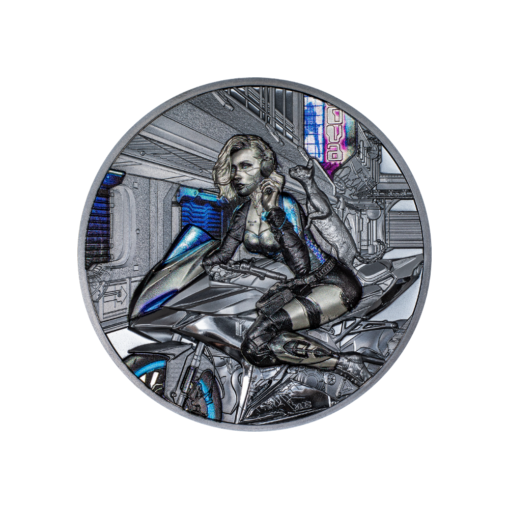 CYBER QUEEN 3 Oz Silver Coin $20 Cook Islands 2023