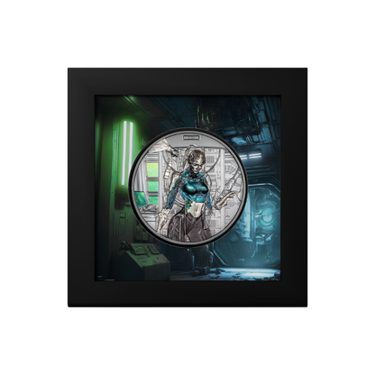 CYBER QUEEN Rebirth 3 Oz Silver Coin $20 Cook Islands 2024