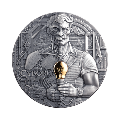 Cyborg Dual Essence 2 Oz Silver Coin 2026 MINT XXI