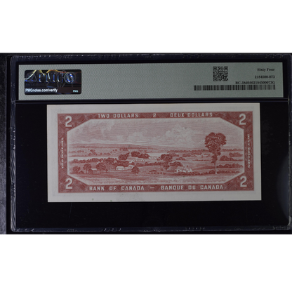 Canada 2 Dollars 1954 Pick BC-38d Choice UNC 64