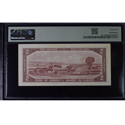 Canada 2 Dollars 1954 Pick BC-38d Choice UNC 64