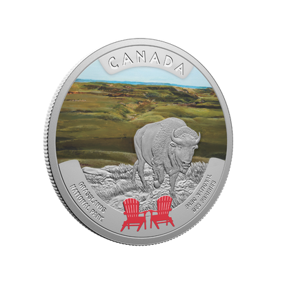 Canada’s National Parks Grasslands National Park 1 Oz Fine Silver Coin