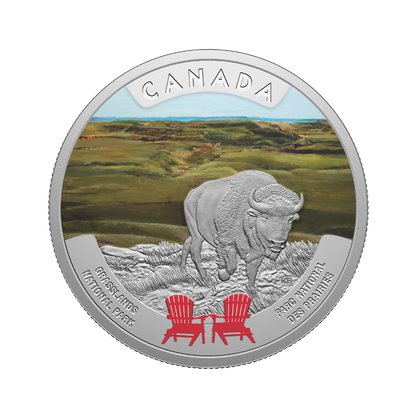 Canada’s National Parks Grasslands National Park 1 Oz Fine Silver Coin