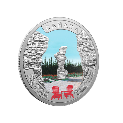 Canada’s National Parks Mingan Archipelago National Park Reserve 1 Oz Fine Silver Coin