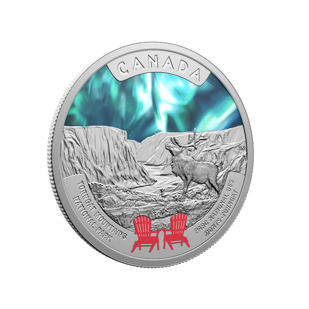 Canada’s National Parks Torngat Mountains National Park 1 Oz Fine Silver Coin