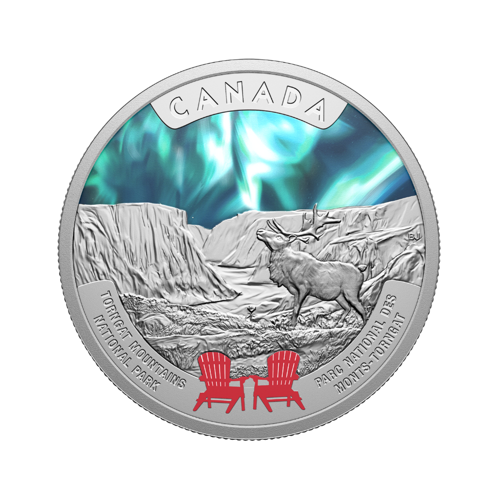 Canada’s National Parks Torngat Mountains National Park 1 Oz Fine Silver Coin