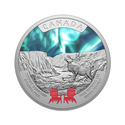 Canada’s National Parks Torngat Mountains National Park 1 Oz Fine Silver Coin