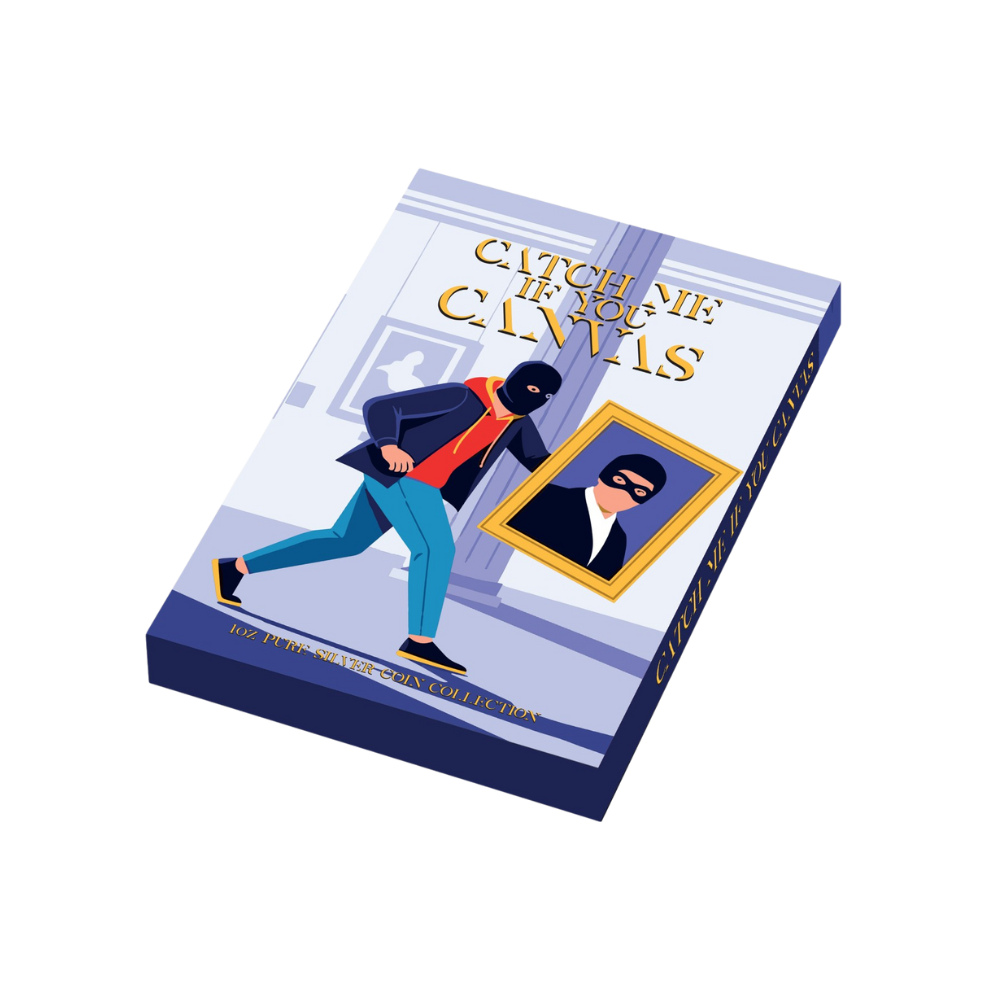 Poppy Flowers by Van Gogh Catch Me If You Canvas 1 Oz Silver Coin 2026 popcoins