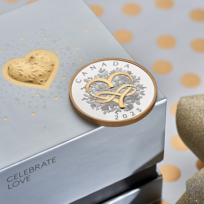 Celebrate Love 1 Oz Fine Silver Coin 2025 Canada