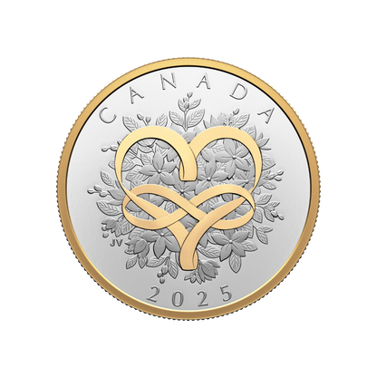 Celebrate Love 1 Oz Fine Silver Coin 2025 Canada