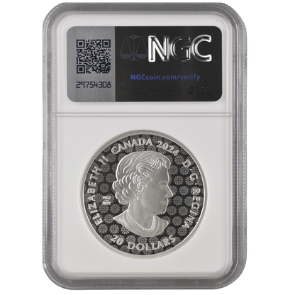 Celebrating Canada’s Diversity Transcendence and Tranquility 1 Oz Fine Silver Coin - PF 70 ULTRA CAMEO - PARTHAVA COIN