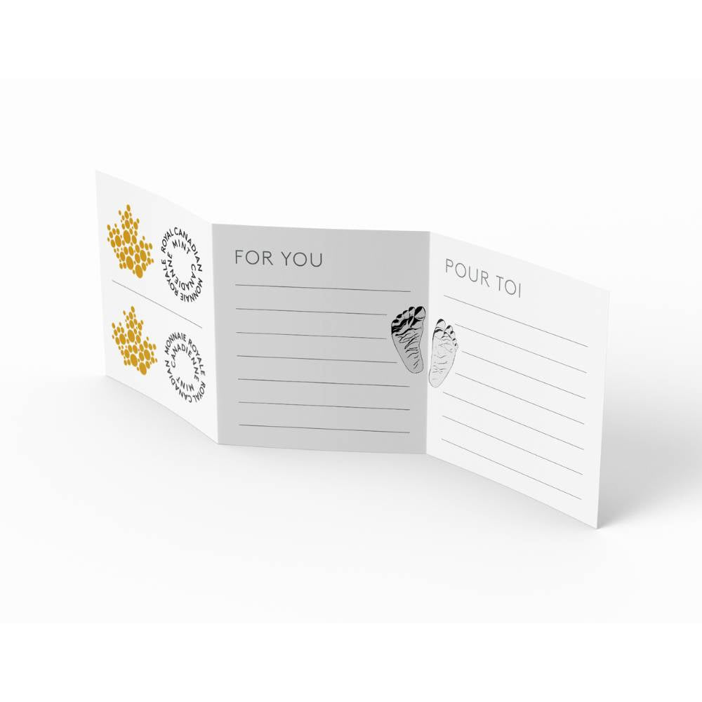 Welcome to the World Silver Coin Canada 2025 birthday note - Royal Canadian Mint