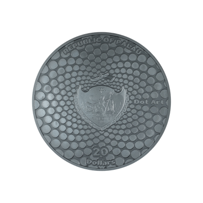 Chameleon Dot Art 3 Oz Silver Coin 2025