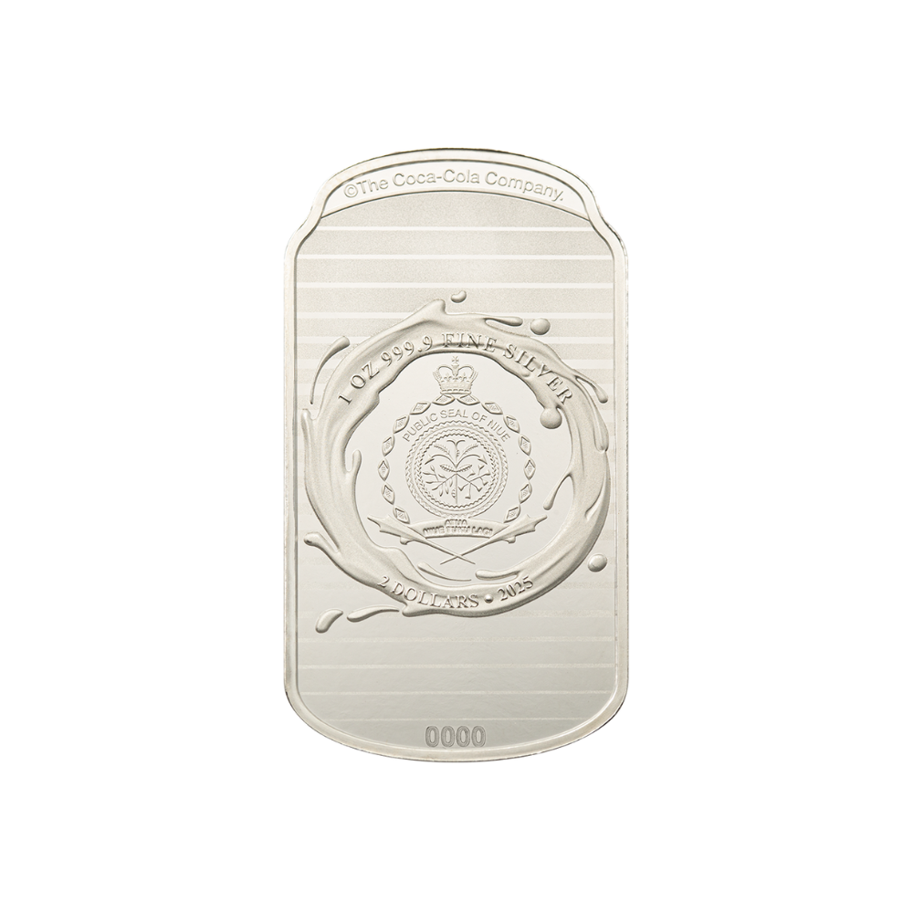 Cherry Coke 40th Anniversary Can 1 Oz Silver Coin PAMP