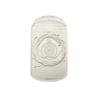 Cherry Coke 40th Anniversary Can 1 Oz Silver Coin PAMP