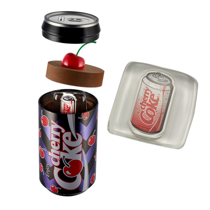 Cherry Coke 40th Anniversary Can 1 Oz Silver Coin PAMP