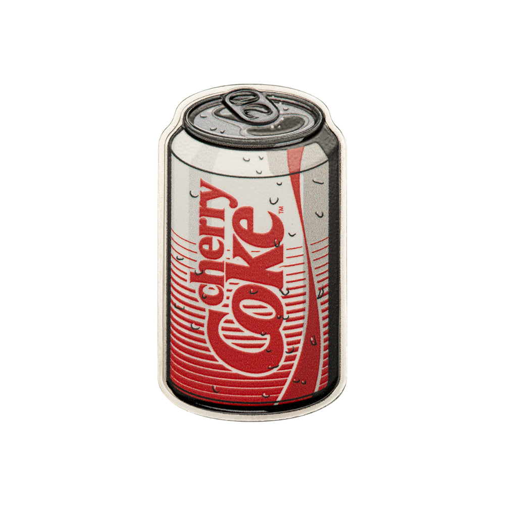 Cherry Coke 40th Anniversary Can 1 Oz Silver Coin