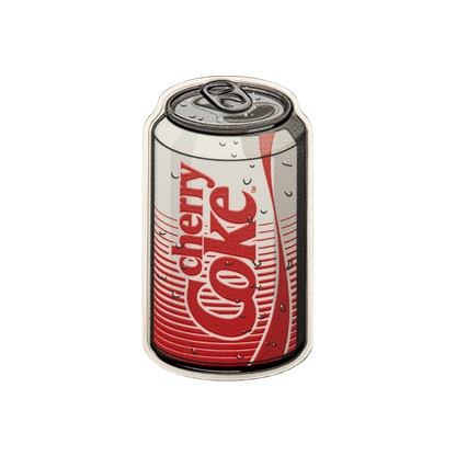 Cherry Coke 40th Anniversary Can 1 Oz Silver Coin