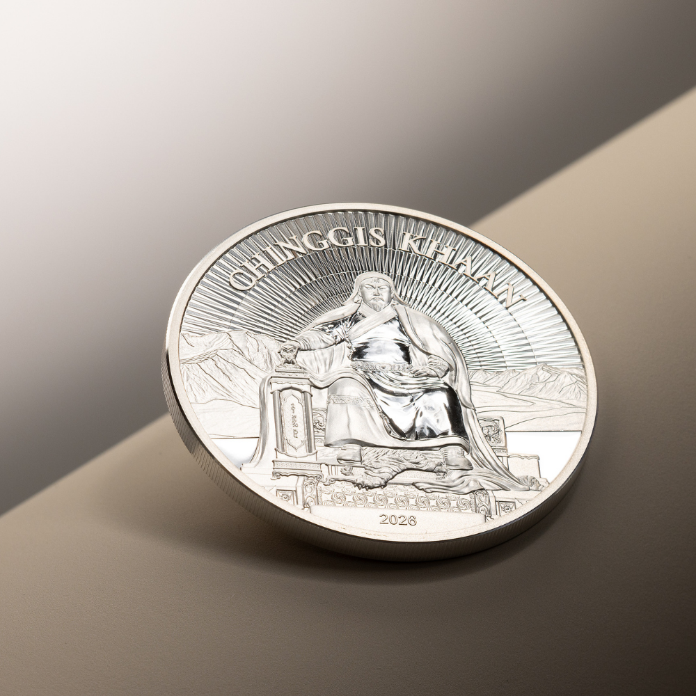 Chinggis Khaan 1 oz Silver Coin 2026