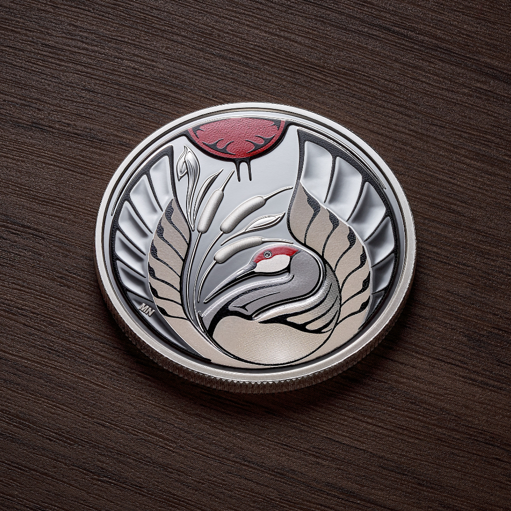 Clan Animals: Sandhill Crane 3/4 Oz Fine Silver Coin Royal Canadian Mint
