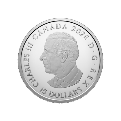 Clan Animals: Sandhill Crane 3/4 Oz Fine Silver Coin Royal Canadian Mint