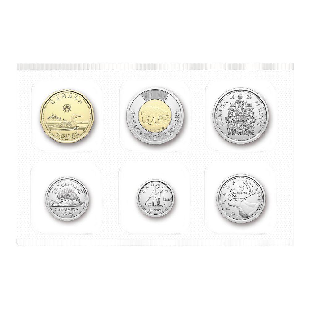Classic Uncirculated Coin Set Canada 2026 Royal Canadian Mint