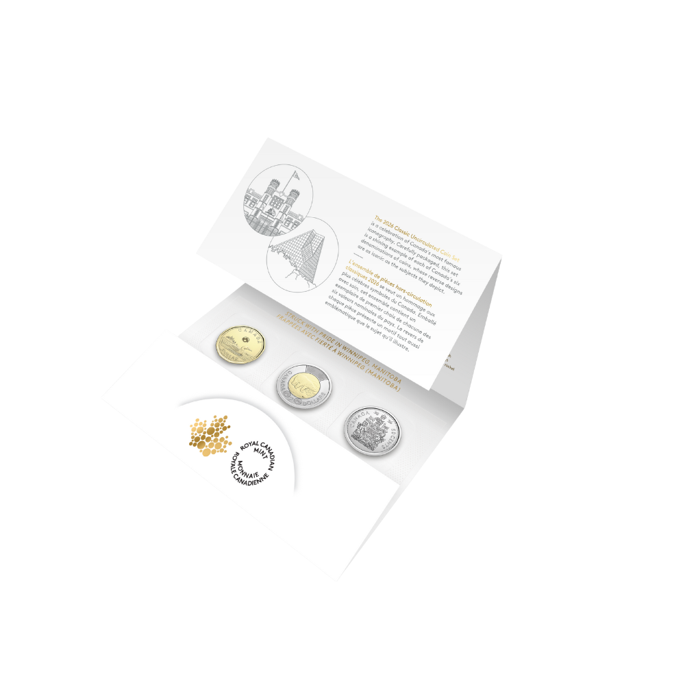 Classic Uncirculated Coin Set Canada 2026 Royal Canadian Mint
