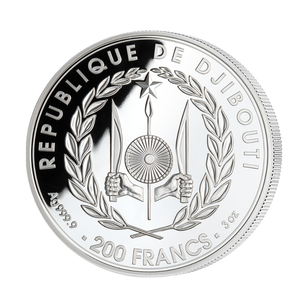 Claude Monet 100th anniversary 3 Oz Silver Coin MDM
