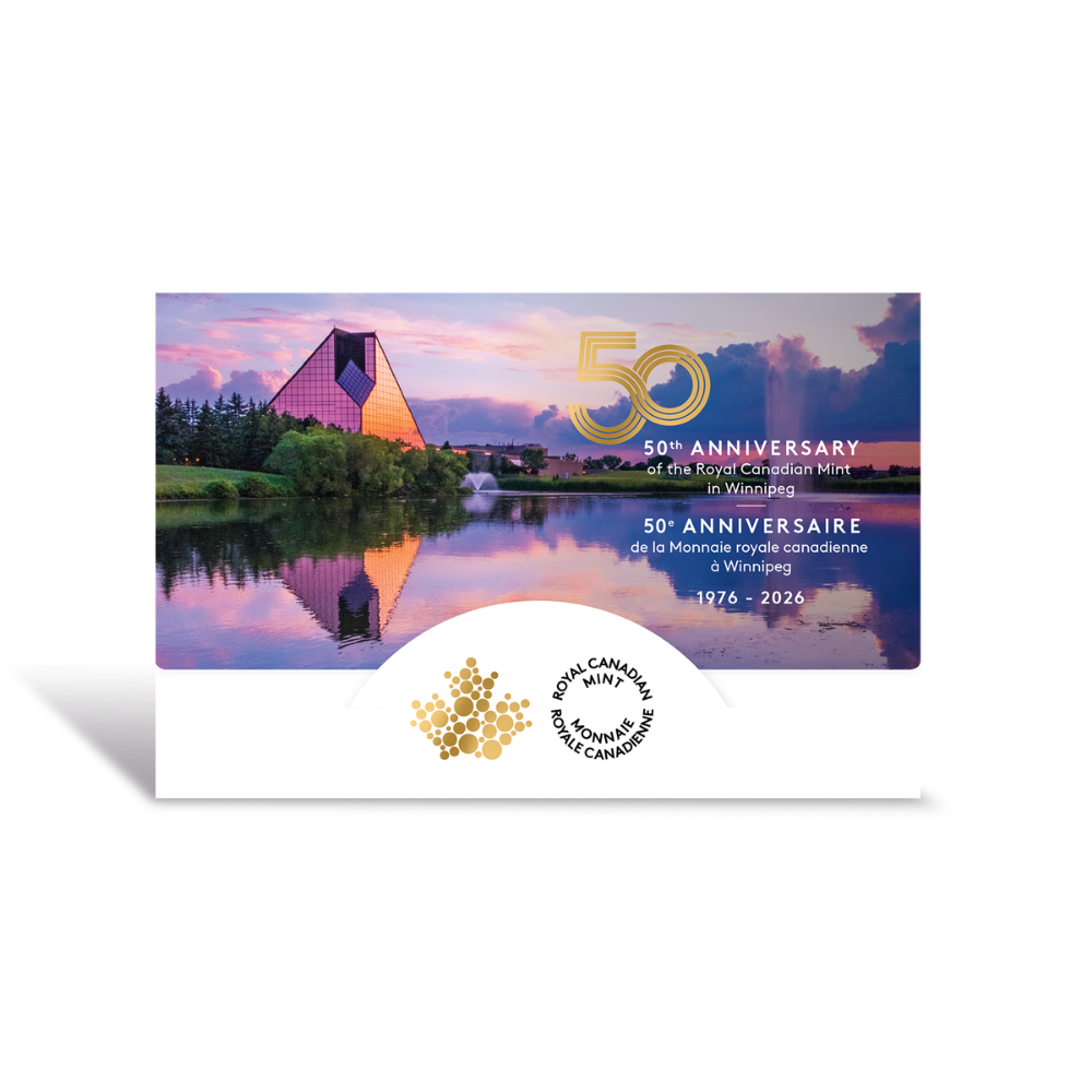 Collector’s Edition Non-Circulation Coin Set 50th Anniversary of the Royal Canadian Mint Winnipeg Royal Canadian Mint