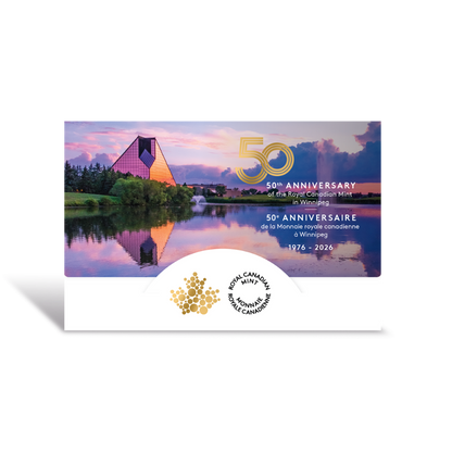 Collector’s Edition Non-Circulation Coin Set 50th Anniversary of the Royal Canadian Mint Winnipeg Royal Canadian Mint