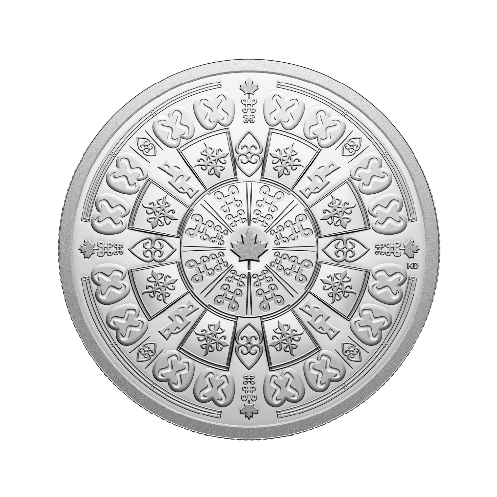 Commemorating Black History: Adinkra Symbols 1 Oz Fine Silver Coin - Parthava Coin