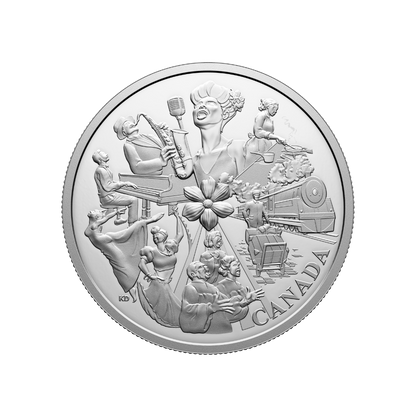 Commemorating Black History: Hogan’s Alley 1 Oz Fine Silver Coin Canada 2025