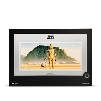 Star Wars™ Concept Art  C-3PO™ and R2-D2™ Silver Collectible Foil AGORO