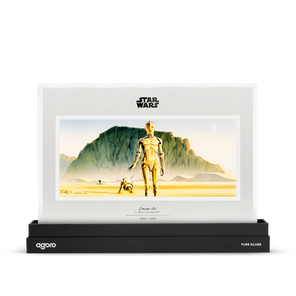 Star Wars™ Concept Art  C-3PO™ and R2-D2™ Silver Collectible Foil AGORO