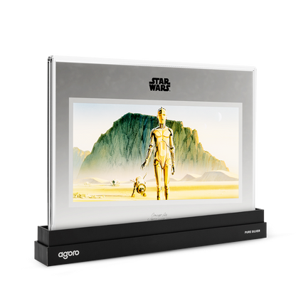 Star Wars™ Concept Art  C-3PO™ and R2-D2™ Silver Collectible Foil AGORO