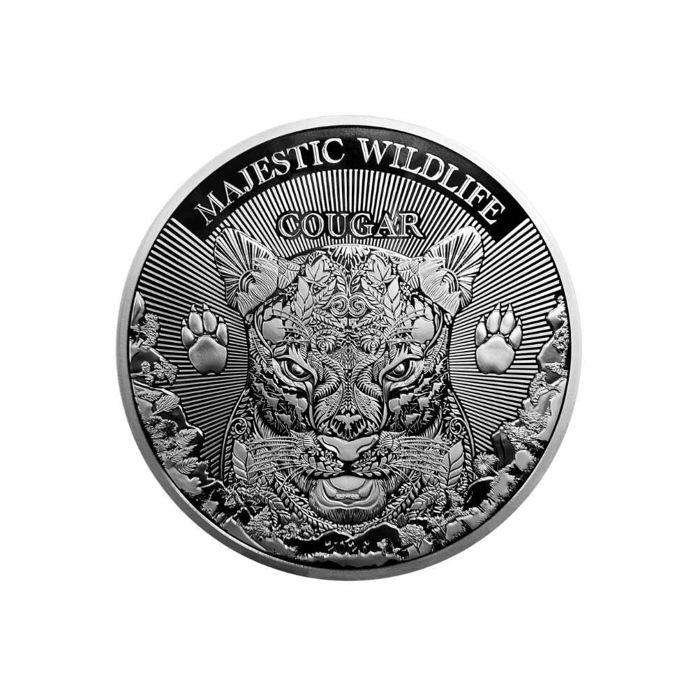 Cougar Majestic Wildlife 1 kg Silver Coin 2026 MDM