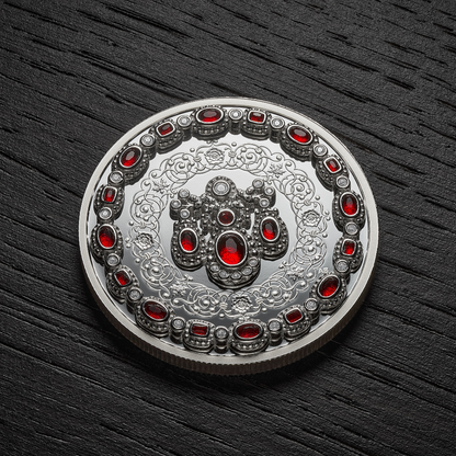 Crown Jewels: A Tribute to the 100th Anniversary of the Birth of Queen Elizabeth II 1 Oz Fine Silver Coin Royal Canadian Mint