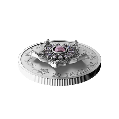 Crown Jewels Series Williamson Diamond Brooch 1 Oz Fine Silver Coin